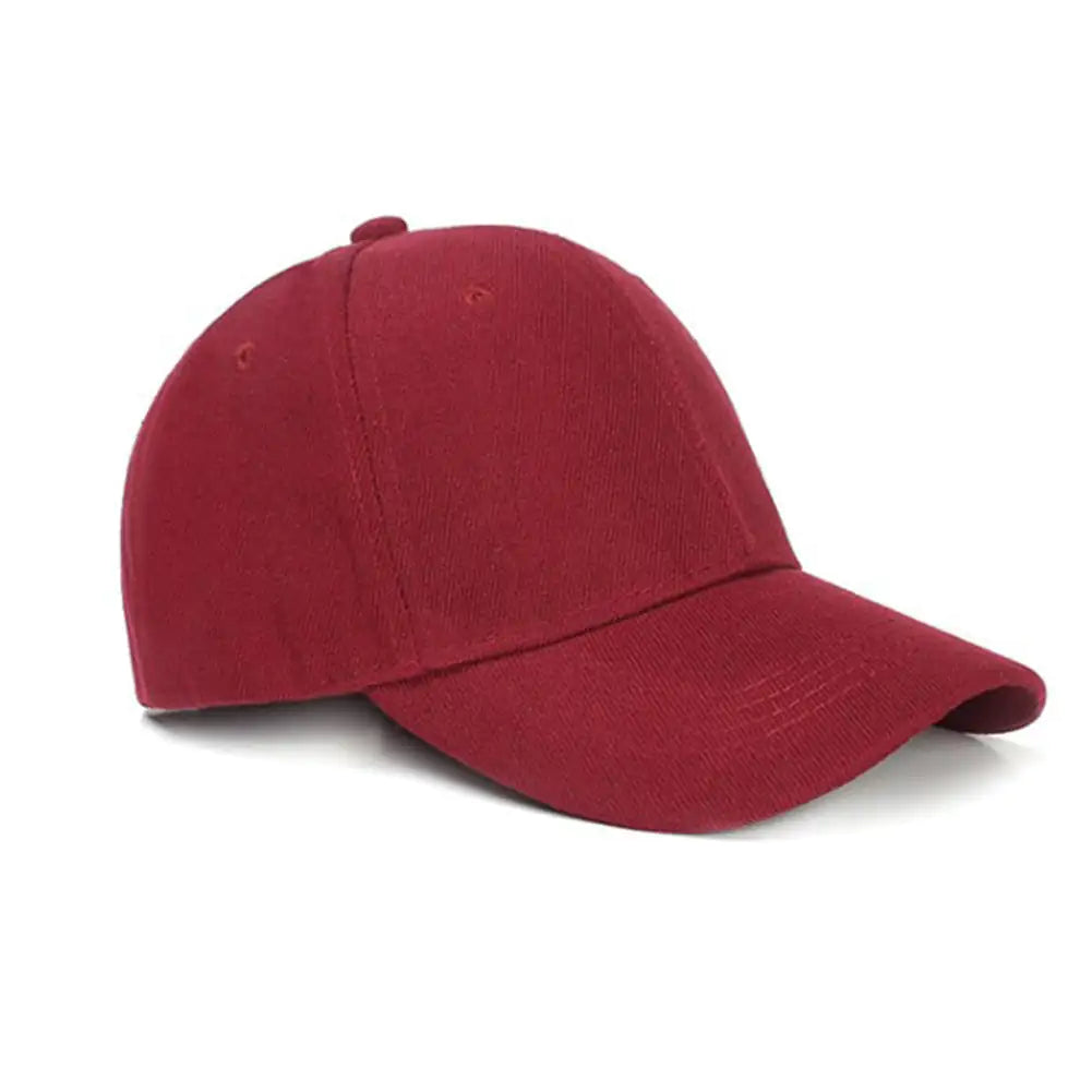 Unisex Plain Curved Hat Outdoor