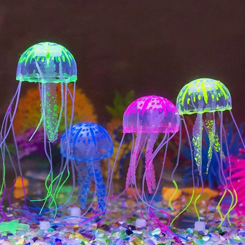 Artificial Swim Glowing Effect Jellyfish Aquarium Decoration